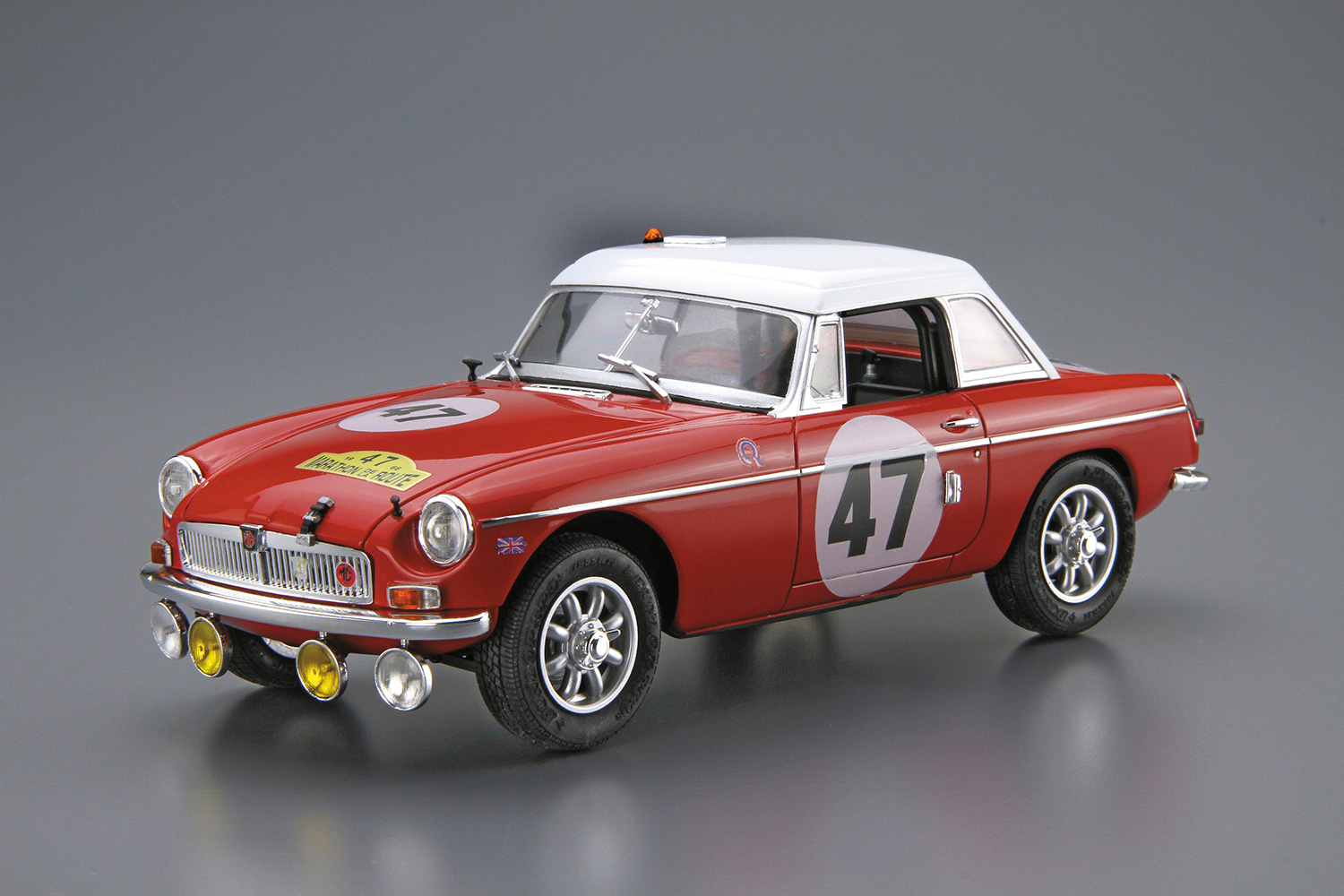 MG-B BLMC Club Rally Version 1966 - Aoshima På Gombotec Webshop.