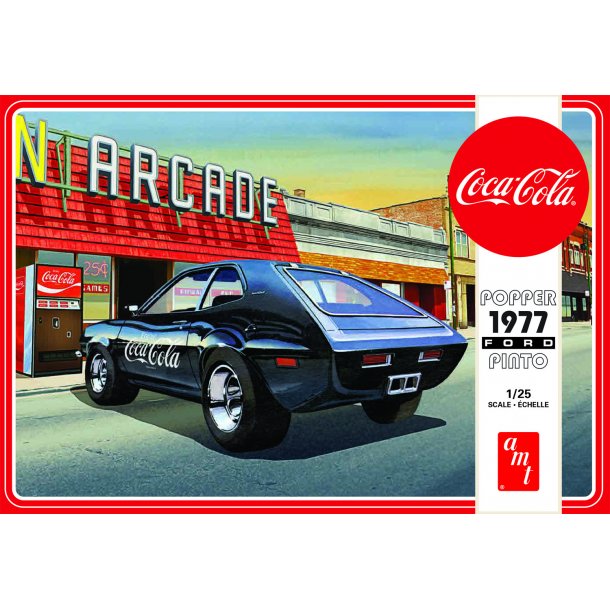 Ford Pinto Popper 1977 &amp; Coca-Cola Machine - AMT 1/25
