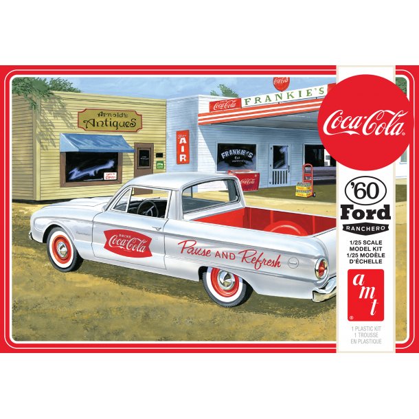 Ford Ranchero 1960 w/Coke Chest - AMT 1/25