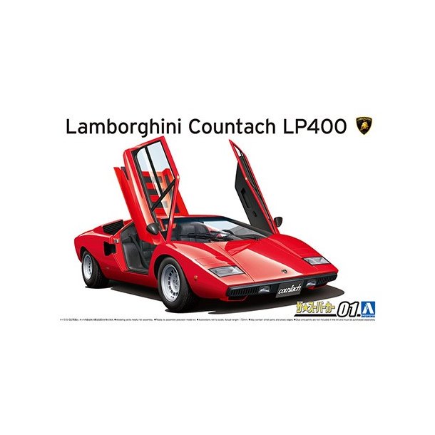 Lamborghini Countach LP400 1974 - Aoshima 1/24
