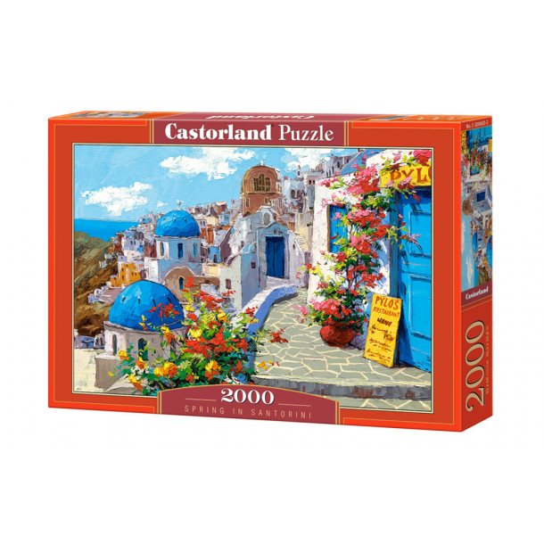 Spring In Santorini - Castorland 2000 Pieces 