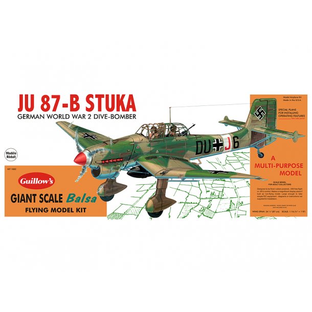 Junkers JU-87B Stuka - Guillows 1/16