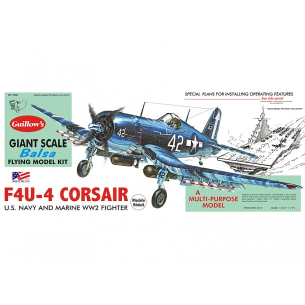 Vought F4U-4 Corsair - Guillows 1/16