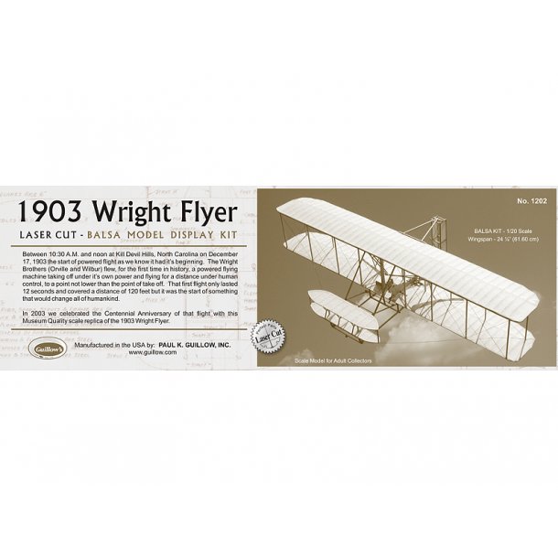 1903 Wright Flyer - Guillows 1/20