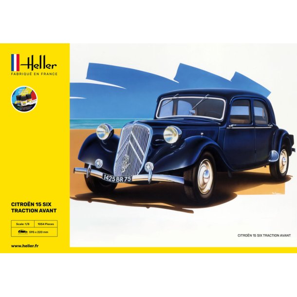 Citroen 15 Six - Heller 1/8 Starter Kit 