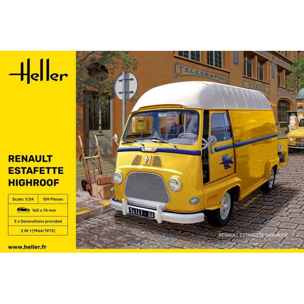 Renault Estafette Highroof - Heller 1/24
