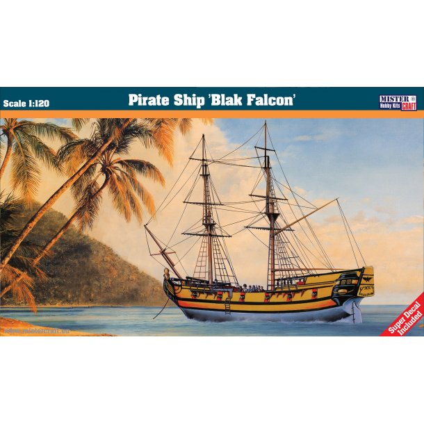 Pirate Ship Black Falcon - Mistercraft 1/120