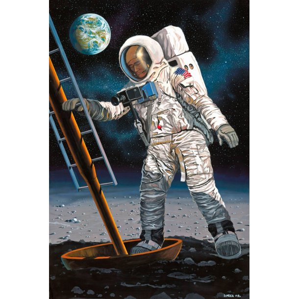Apollo 11 Astronaut on the Moon - Revell 1/8