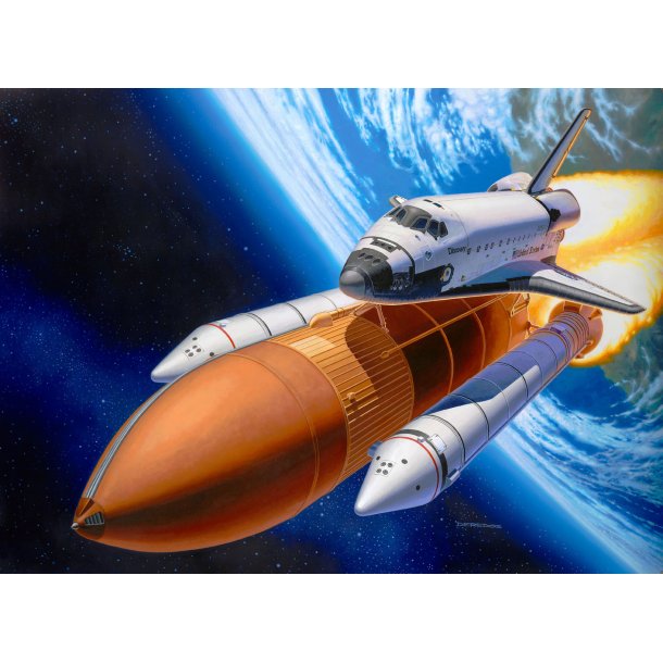Space Shuttle Discovery + Booster Rockets - Revell 1/144