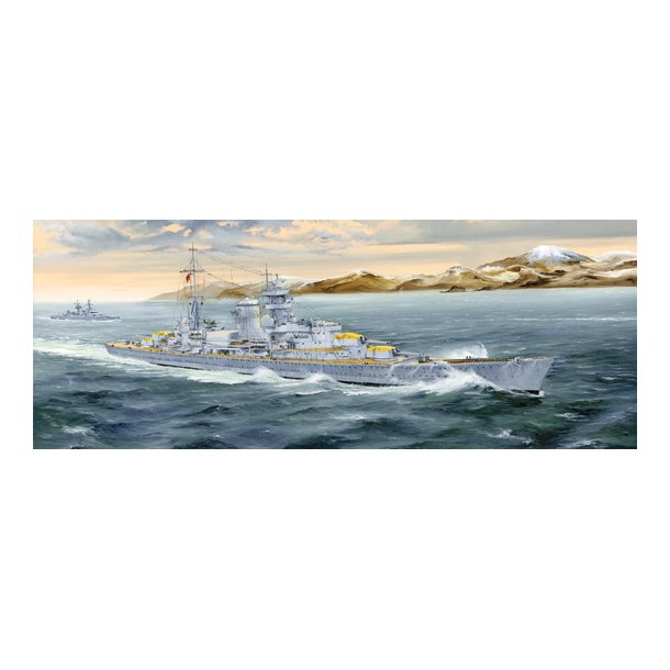 Blücher German Heavy Cruiser - Trumpeter på Gombotec webshop.