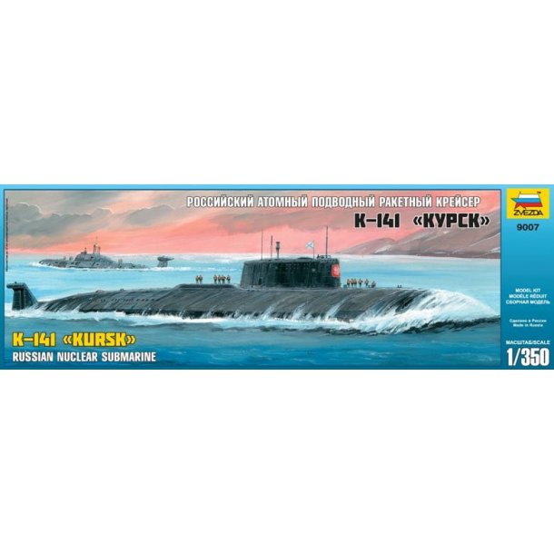 Kursk K-141 Nuclear Submarine - Zvezda 1/350